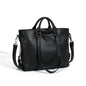 Women's Soft PU Leather Shoulder Tote Bag – Large Capacity Square Purse for Daily Use
