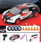 1:24 Scale RC Drift Car – 4WD Remote Control Racing Car with LED Lights & Traffic Cones