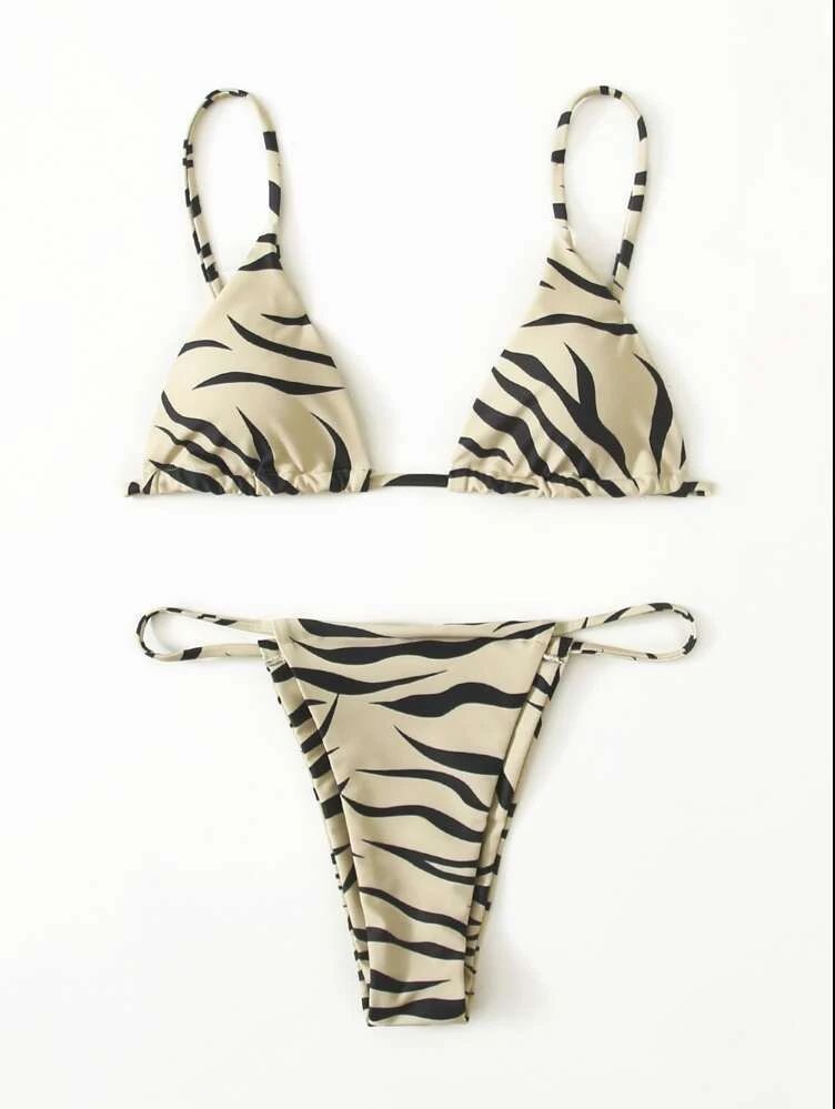 Women's Solid Color Bikini Set | Two-Piece Swimsuit | 7 Colors