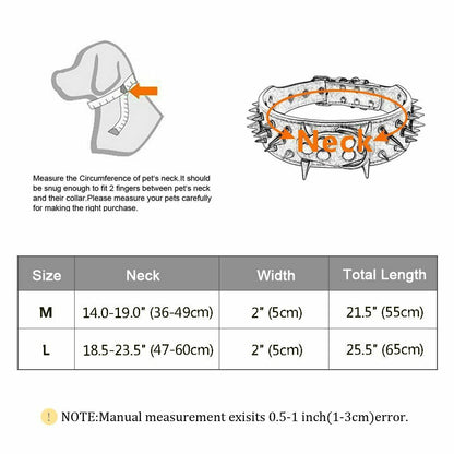 Adjustable Dog Collar — Anti-Bite, 3 Colors, Sizes S–XL