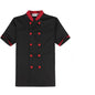 Short Sleeve Chef Jacket – Unisex Restaurant & Kitchen Work Shirt