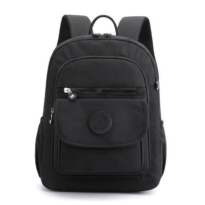 Women's Waterproof Nylon Backpack – 20-35L Large Capacity School & Daily Bag