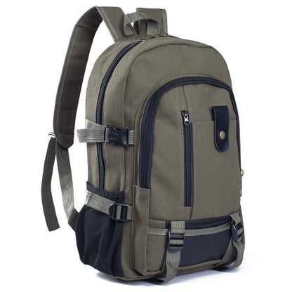 Men’s Canvas Backpack – Casual Student & Travel Bag