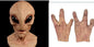 Latex Halloween Mask Set – Alien, Old Man & Cosplay Costume Masks with Gloves