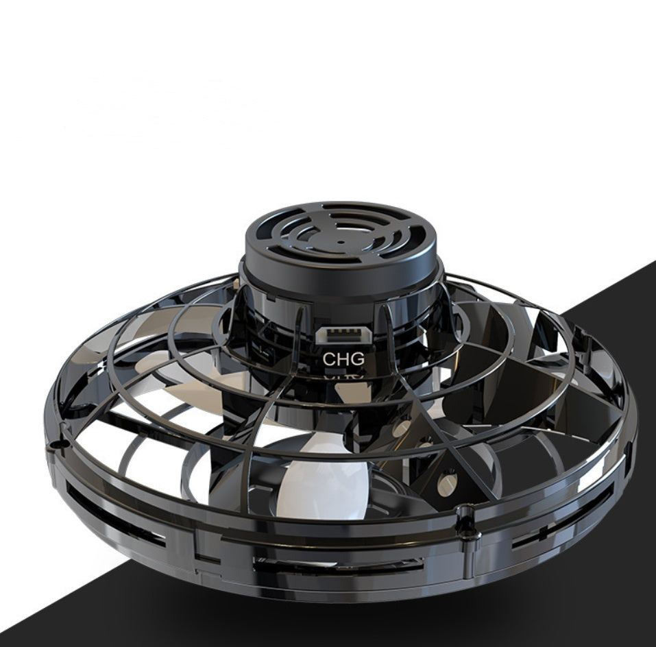 LED Fingertip Gyro Spinner Toy – Flying UFO Drone for Kids
