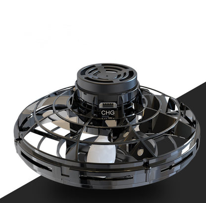 LED Fingertip Gyro Spinner Toy – Flying UFO Drone for Kids
