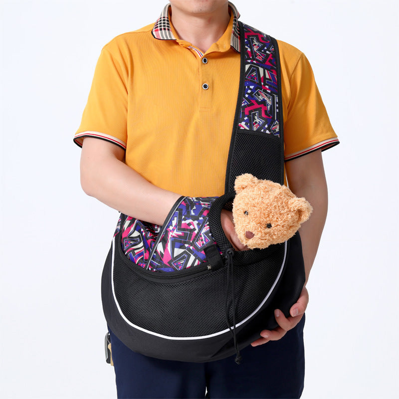 Breathable Pet Carrier Bag — Oxford, 5 Colors, S & M