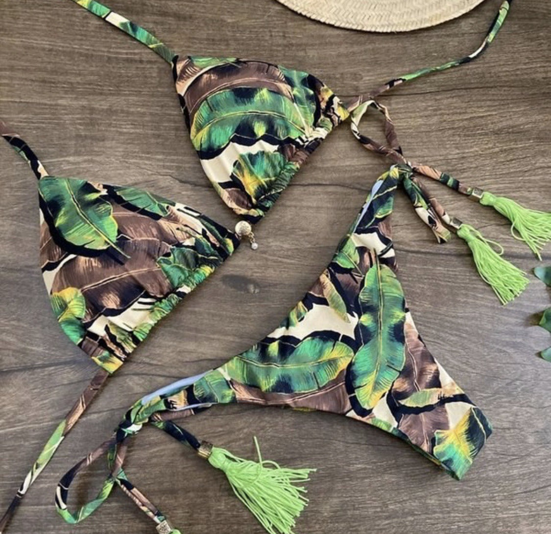 Women's Tassel Two-Piece Bikini | Multi-Style Split Swimsuit