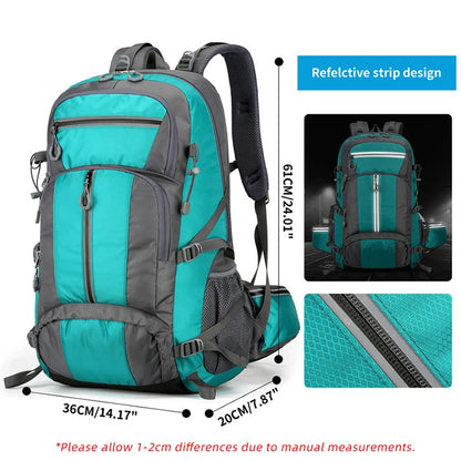 50L Fishing & Hiking Backpack – Large Capacity Outdoor Pack for Camping, Trekking & Travel