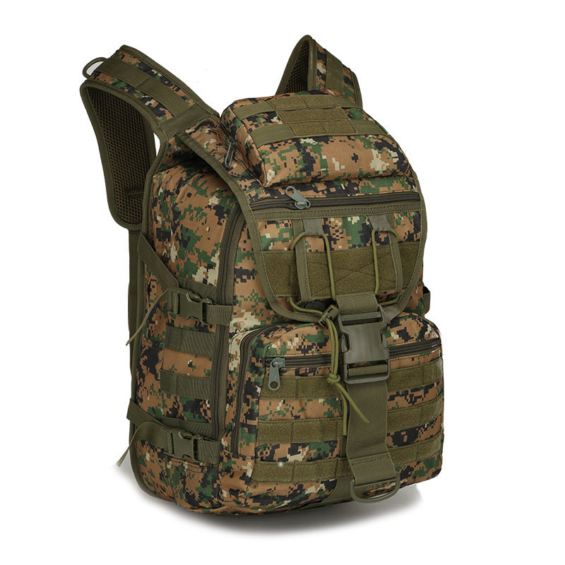 40L Tactical Hiking Backpack – Camouflage Military Rucksack for Outdoor Adventures