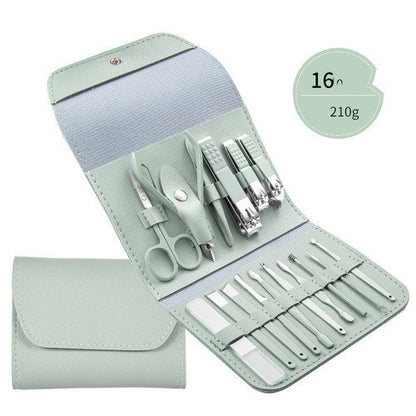 Stainless Steel Nail Care & Manicure Set — 7 to 20 Pieces