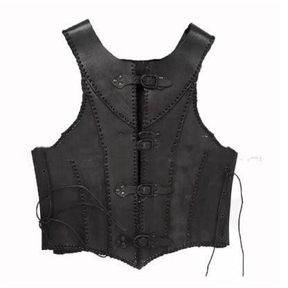 Medieval Armor Vest with Belt Buckle | Retro Fantasy Cosplay Costume