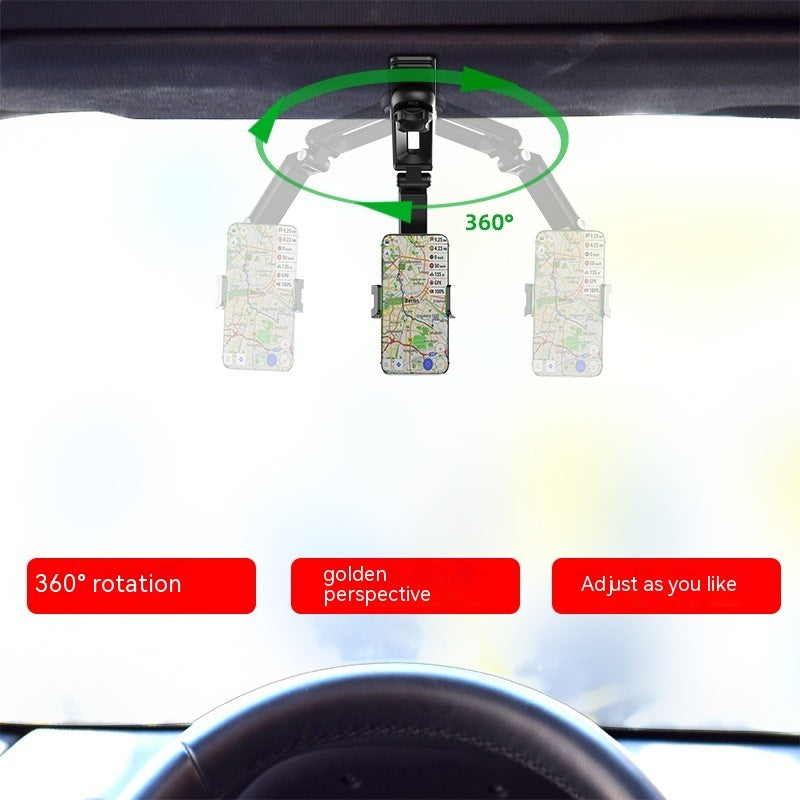 Universal Car Phone Mount – Multifunctional Dashboard & Clip Bracket, 4 Styles