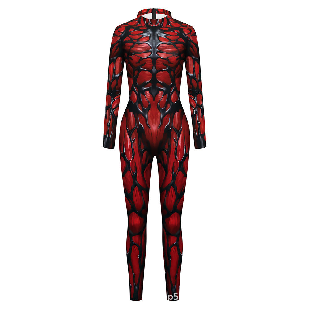 Men's Cosplay Bodysuit Jumpsuit – Stretchy Spandex One-Piece Anime Costume