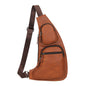 Men's Crossbody Chest Bag – Anti-Theft Waterproof PU Shoulder Bag for Outdoor & Travel