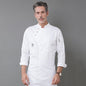 Men's & Women's Chef Coat – Long Sleeve Kitchen Jacket for Professionals