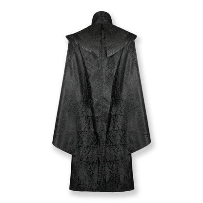 Medieval Gothic Mid-Length Coat – Unisex Cosplay & Role-Play Costume Jacket