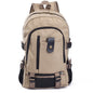 Men’s Canvas Backpack – Casual Student & Travel Bag