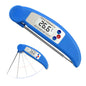 Instant-Read Folding Food Thermometer – Fast 0.8-Second Read, 4 Colors