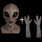 Latex Halloween Mask Set – Alien, Old Man & Cosplay Costume Masks with Gloves