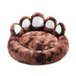 Bear Paw Shape Dog Bed – Cozy Plush Pet Bed for Small & Medium Dogs and Cats