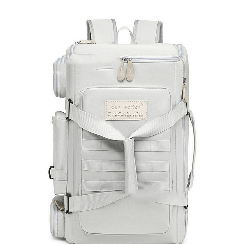 Large Nylon Travel Backpack – Unisex Laptop Bag for Leisure & Work