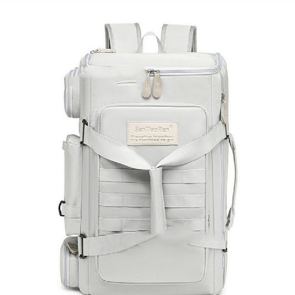 Large Nylon Travel Backpack – Unisex Laptop Bag for Leisure & Work