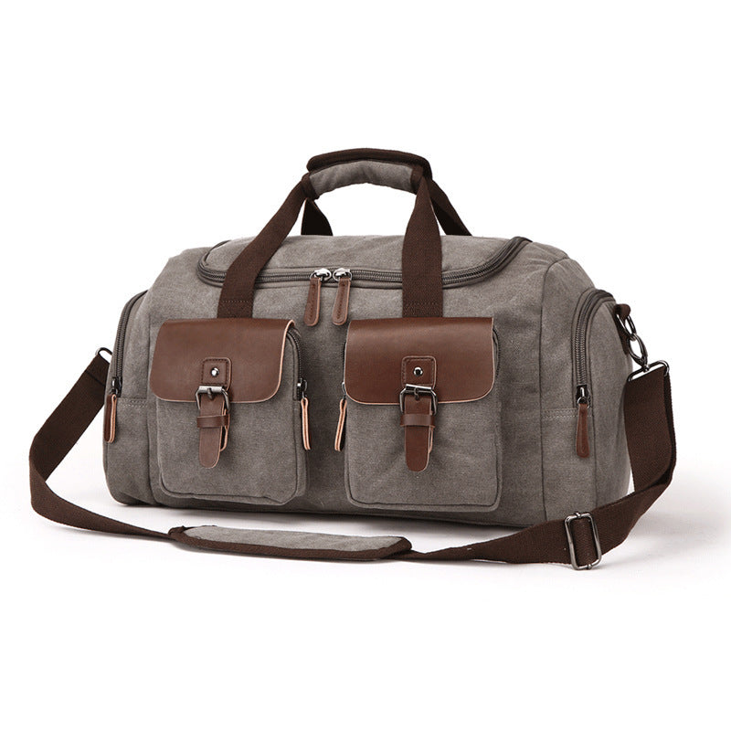 Canvas Travel Duffel Bag – 20–35L Weekend Bag for Gym, Travel & Outdoor Adventures