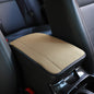 PU Leather Car Armrest Box Cover Pad – Embossed Center Console Cushion Mat