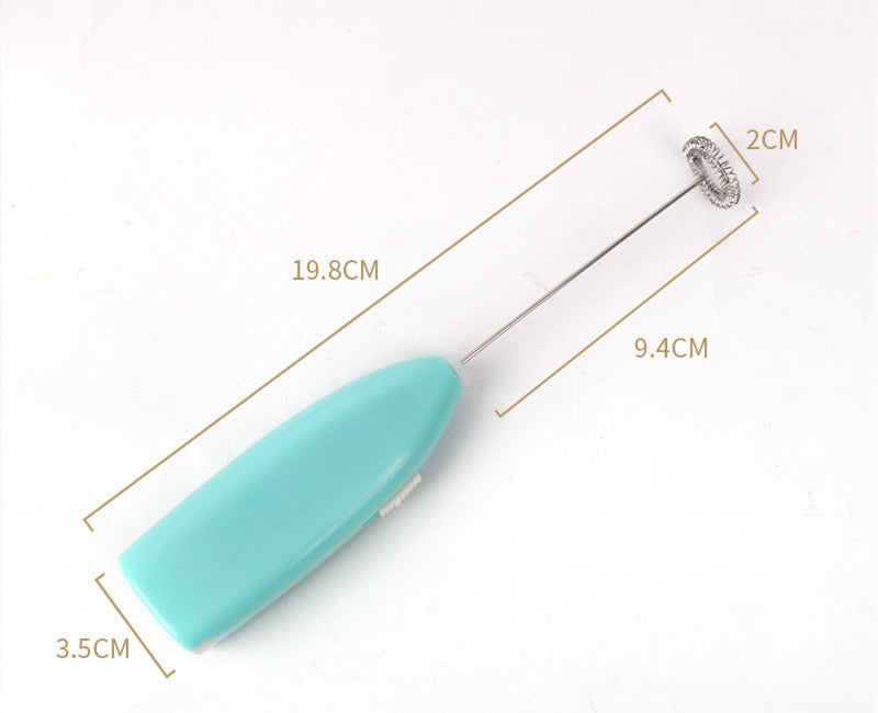 Handheld Egg Beater & Milk Frother – Manual or Battery, 5 Colors