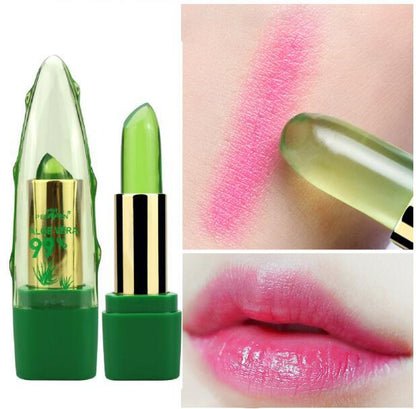 Aloe Vera Color-Changing Lip Balm — Moisturizing & Long-Lasting