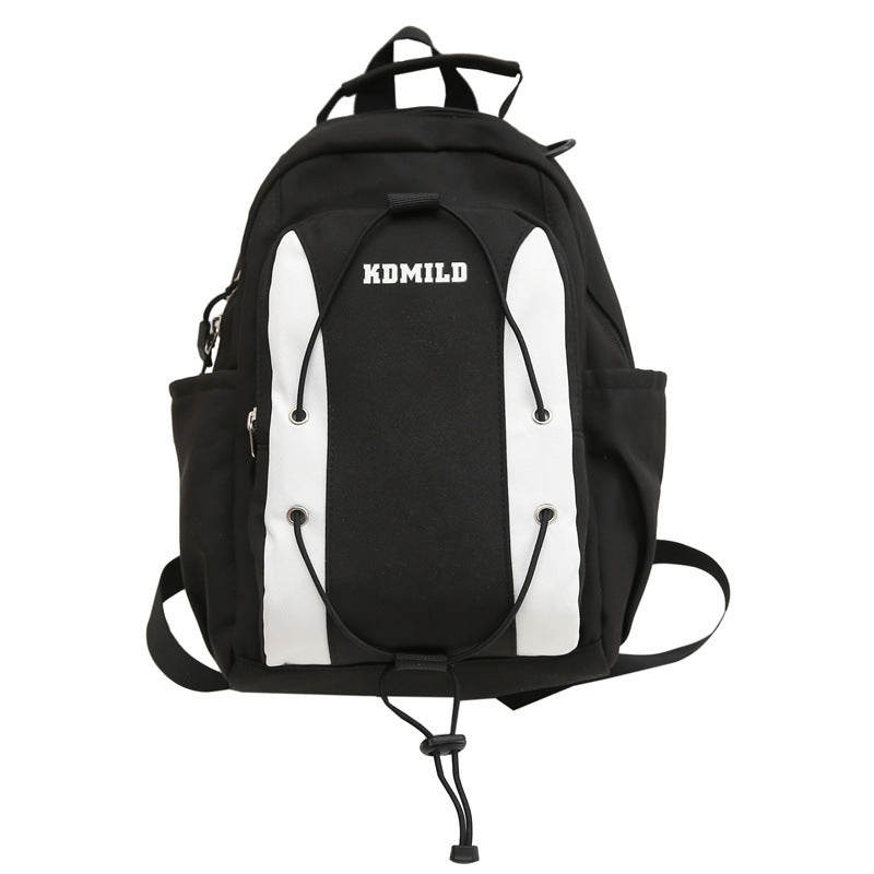 Minimalist Oxford Cloth Backpack – Unisex Campus & Travel Bag