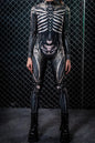 3D Digital Print Cosplay Jumpsuit – Long Sleeve Unisex Halloween Bodysuit