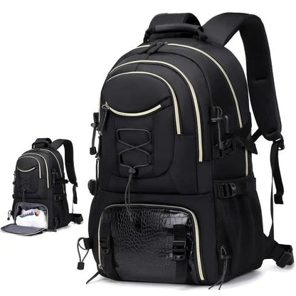Large Hiking Backpack – Oxford Cloth Outdoor Pack for Mountaineering, Gym & Travel