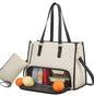 Quilted Lunch Tote Bag for Women – 2-in-1 Insulated Crossbody with Matching Wallet