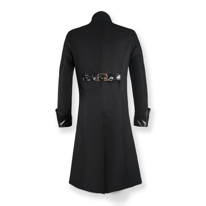 Medieval Gothic Mid-Length Coat – Unisex Cosplay & Role-Play Costume Jacket