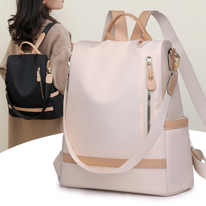 Large Capacity Waterproof Nylon Backpack – 3 Colors