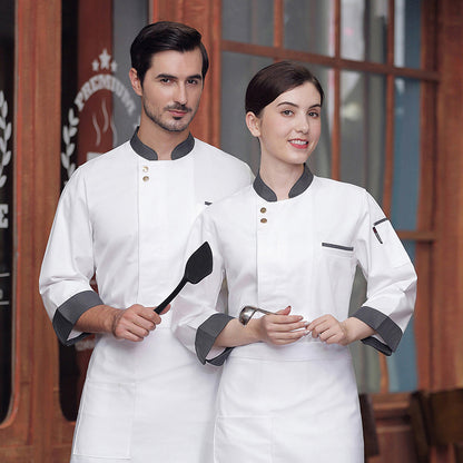 Chef & Baker Uniform Top – Moisture-Wicking Kitchen Jacket | Multiple Colors