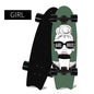 Fishtail Maple Skateboard — 21 Graphic Designs, 28" Deck