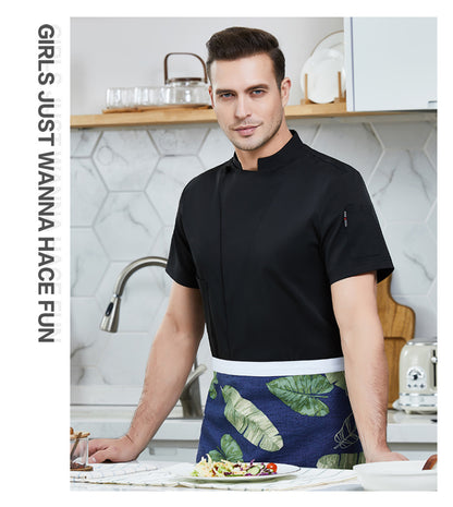 Breathable Mesh Chef Jacket – Lightweight Kitchen Coat for Men & Women | 3 Colors