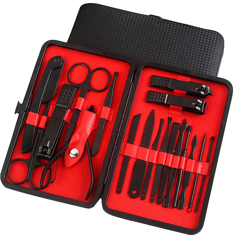 Stainless Steel Nail Care & Manicure Set — 7 to 20 Pieces