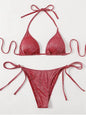 Bandage Bikini Set — 6 Colors, Sizes XS–XL