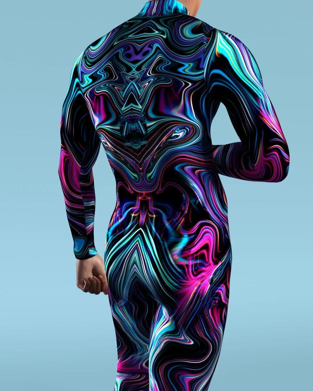 3D Digital Print Cosplay Jumpsuit – Anime & Street Style One-Piece Costume