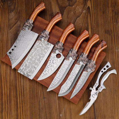 7-Piece Kitchen Scissors & Shears Set with Plastic Handles