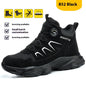 Men's High-Top Safety Work Boots – Steel Toe, Anti-Puncture, EU 37–48