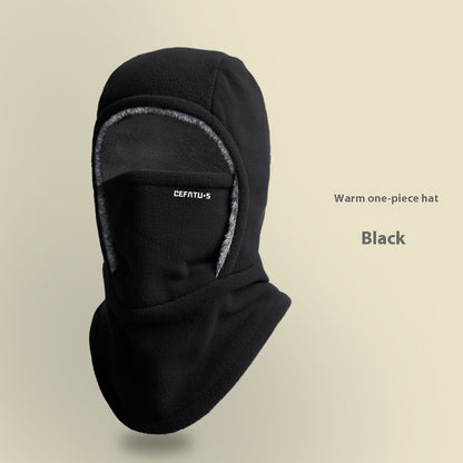 Winter Fleece Hooded Balaclava – Windproof Thermal Face Mask & Neck Scarf Hood