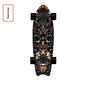 Fishtail Maple Skateboard — 21 Graphic Designs, 28" Deck