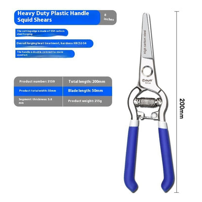Heavy-Duty Garden Pruning Shears – 8" & 10" Straight & Elbow Clippers
