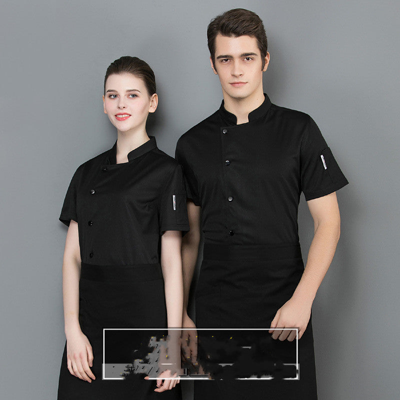 Men's Thin Mesh Chef Uniform Top – Lightweight Moisture-Wicking Kitchen Workwear