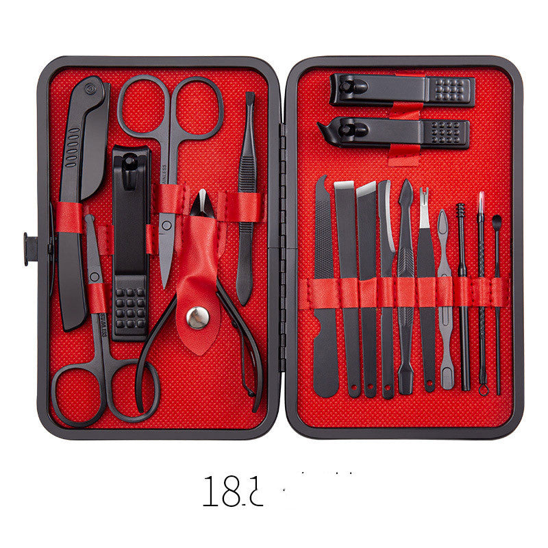 Stainless Steel Nail Care & Manicure Set — 7 to 20 Pieces